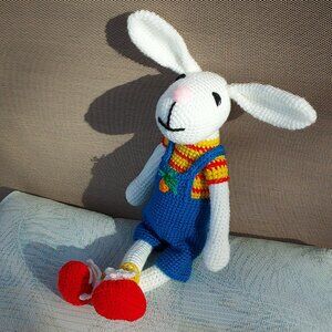 SOLD       handmade crochet bunny